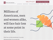 Tablet Screenshot of newlookinstitute.com